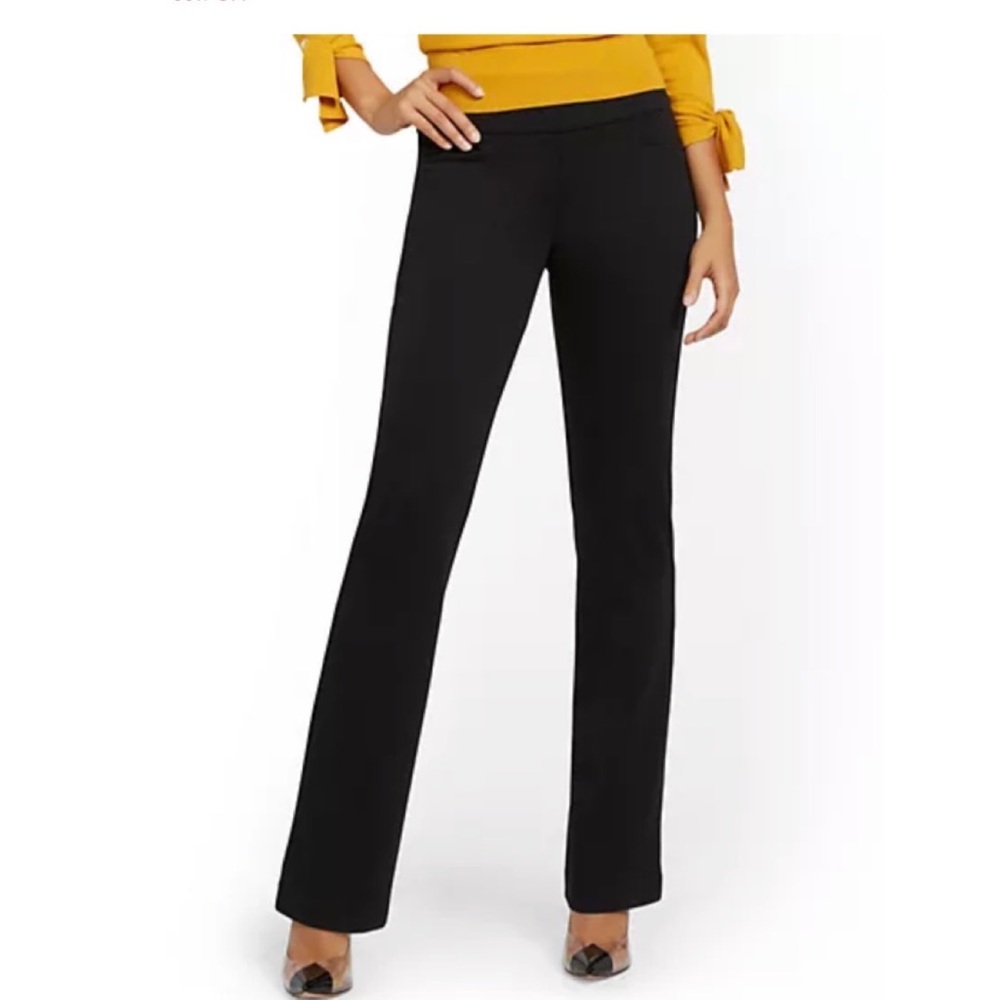 New York & Company - Tall Pull On Pointe Pant Bootcut Superflex - XL Tall - NWT